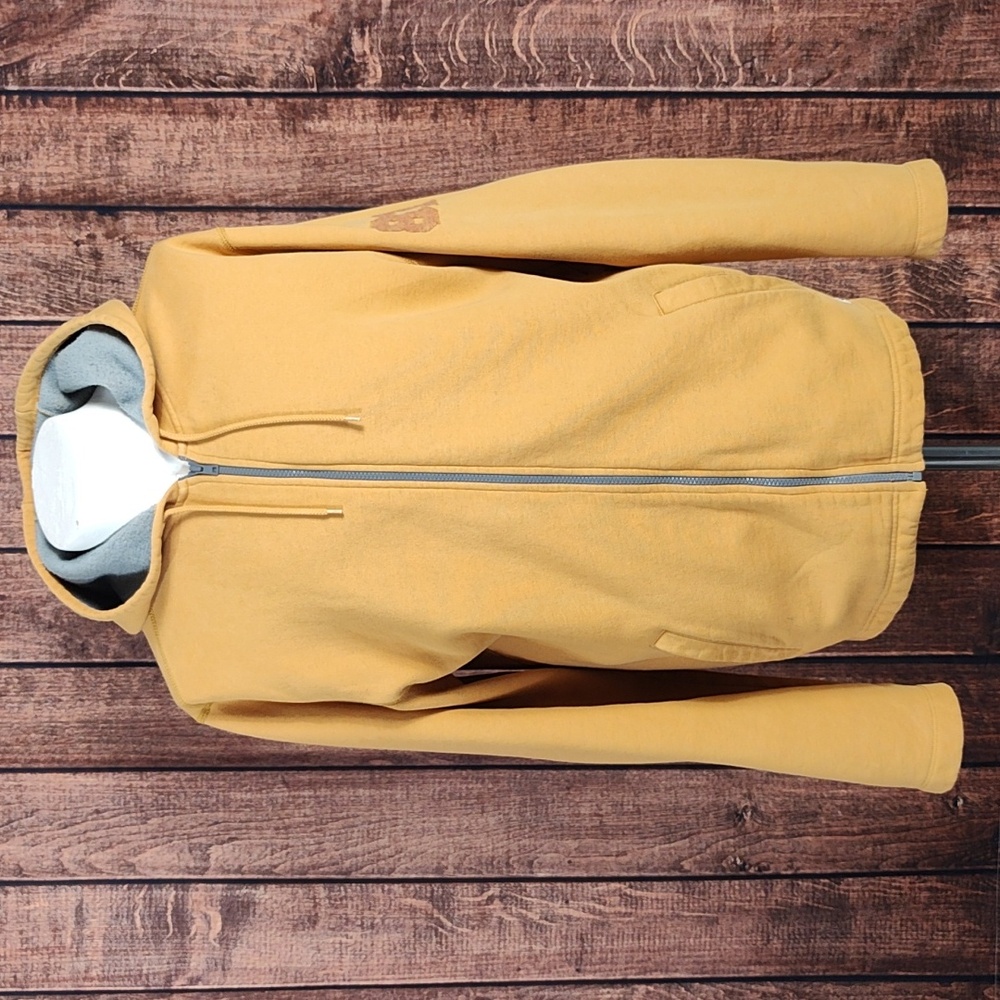 Vintage Guess Mens Soft Fleece Full Zip Hooded Jacket With Pockets